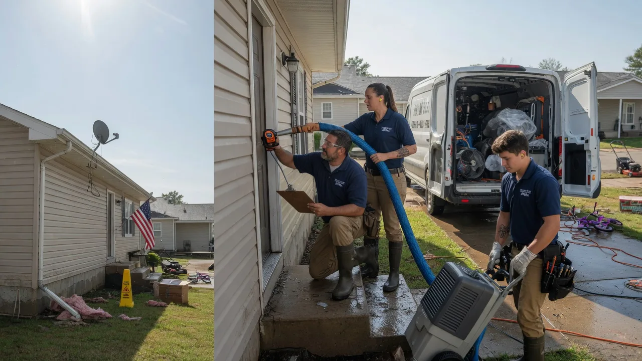 Ceiling Water Damage Restoration in Rockvale, TN near me